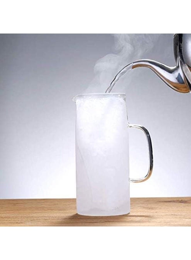 1.5L Glass Pitcher with Lid, Hot and Cold Water Jug, Juice and Iced Tea Beverage Carafe - Image 2