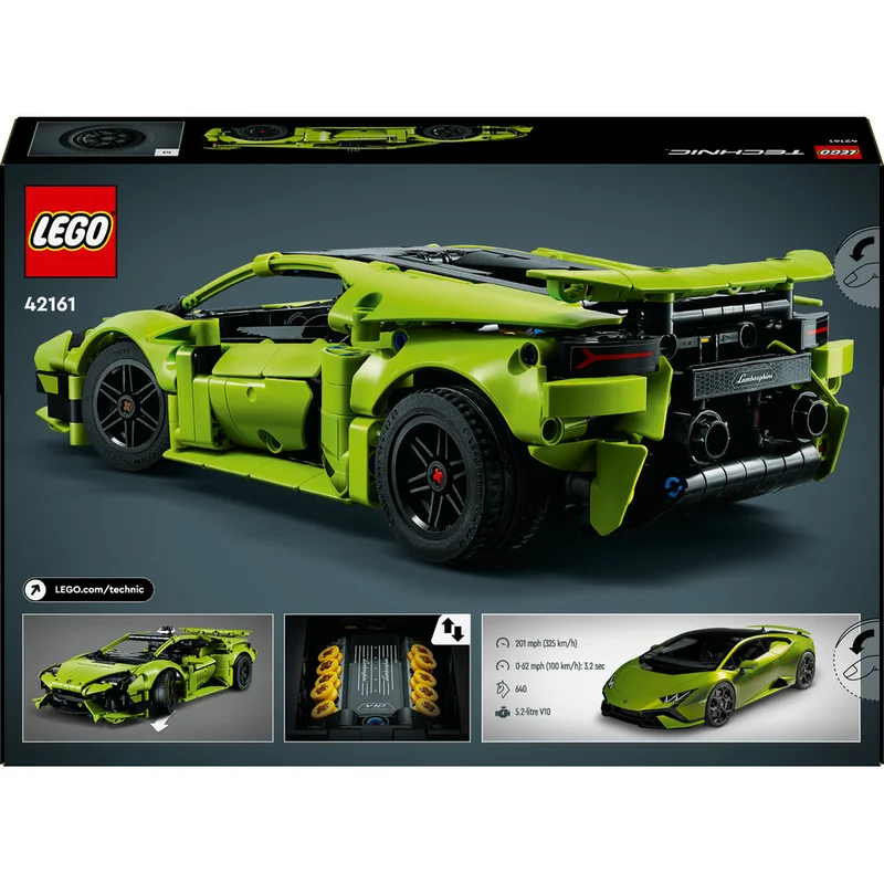 ليغو مجموعة لعبة بناء لامبورغيني هوراكان تكنيكا 42161 من ™LEGO® Technic (806 قطع)