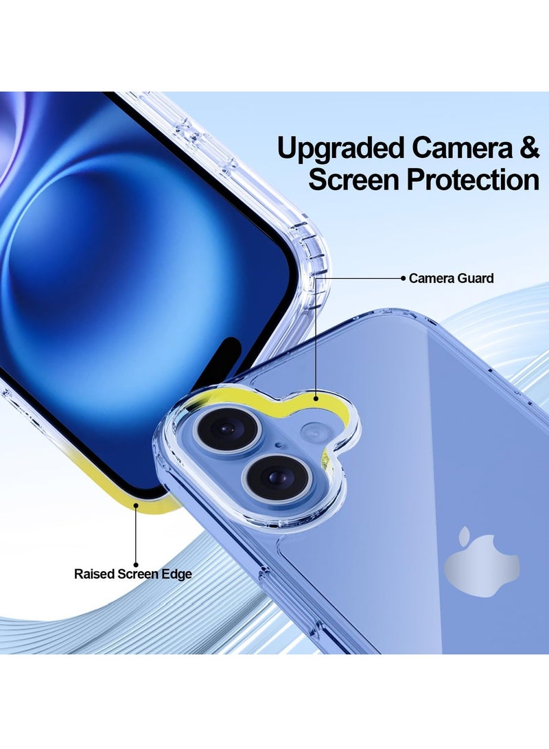 MIGOFAST Crystal Clear Case for iPhone 16 (6.1-Inch), [Anti-Yellowing] Hard Back Slim Shockproof Bumper Anti-Scratch, Suitable for Wireless Charging - Image 3