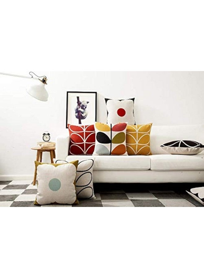 AEROHAVEN™ Set of 5 Cotton Designer Decorative Throw Pillow/Cushion Covers - 16 x 16 inches - Image 1