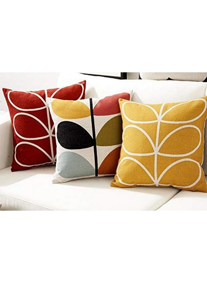 AEROHAVEN™ Set of 5 Cotton Designer Decorative Throw Pillow/Cushion Covers - 16 x 16 inches - Image 3