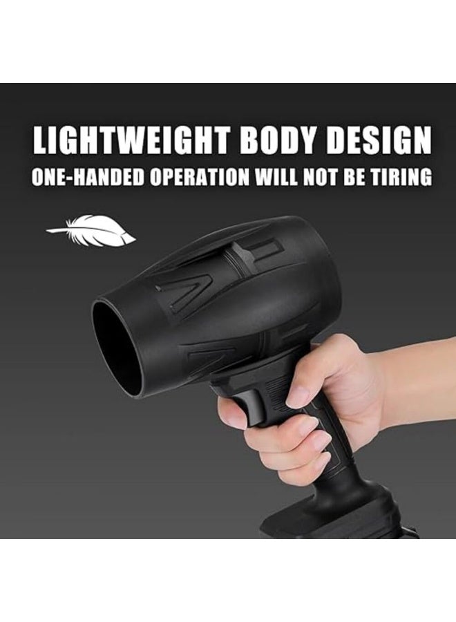 Meetion 48v Cordless Mini Leaf & Dust Blower – 3000mAh Rechargeable Battery – High-Speed Turbo Air Blower for Keyboard, Car, Home, and Outdoor Cleaning – Compact & Powerful Handheld Electric Blower with USB Charging, Variable Speed – Ideal for PC, Garage, Camping (2 Batteries, 3Pin) - Image 5