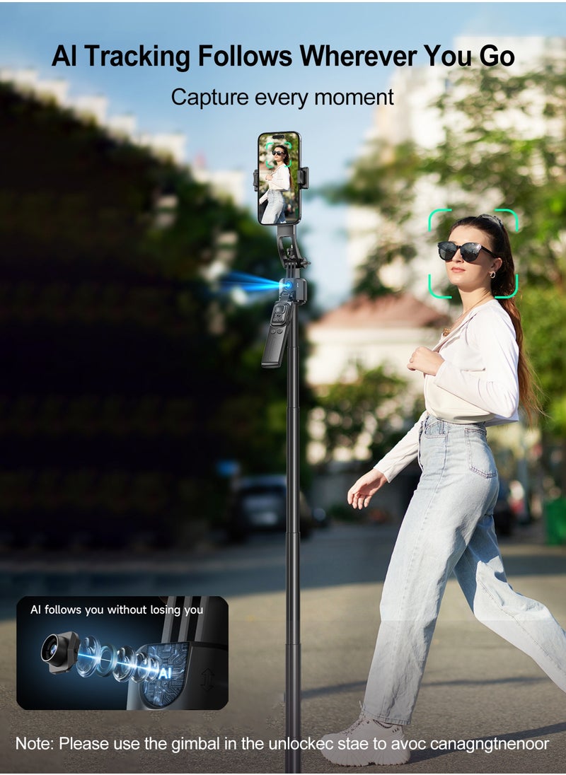 Generic - Advanced professional telescopic photography tripod, AI cloud eye, 1.63m, 360° rotation, With 9 levels of fill light and remote control, Stronger aluminum alloy telescopic pole, horizontal, vertical and aerial photography - Image 1
