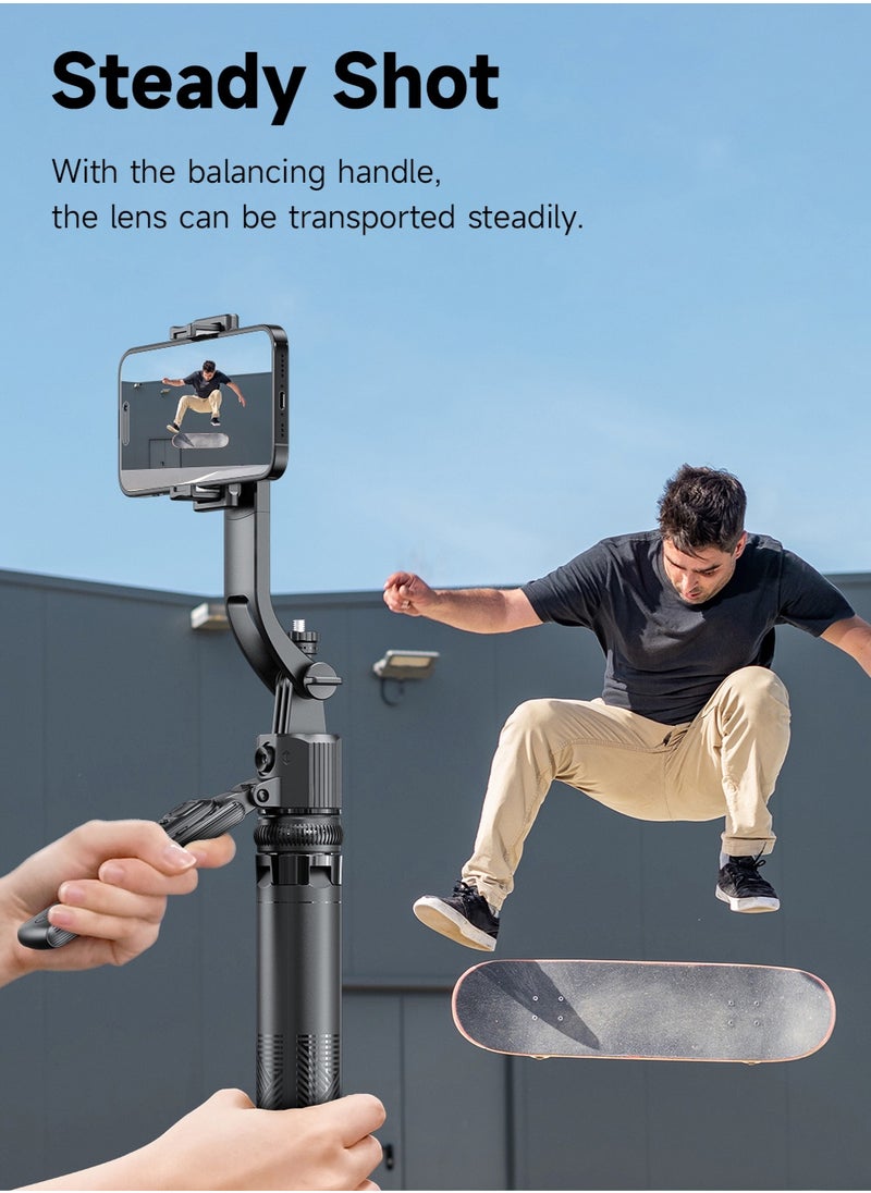 Generic - Advanced professional telescopic photography tripod, AI cloud eye, 1.63m, 360° rotation, With 9 levels of fill light and remote control, Stronger aluminum alloy telescopic pole, horizontal, vertical and aerial photography - Image 1