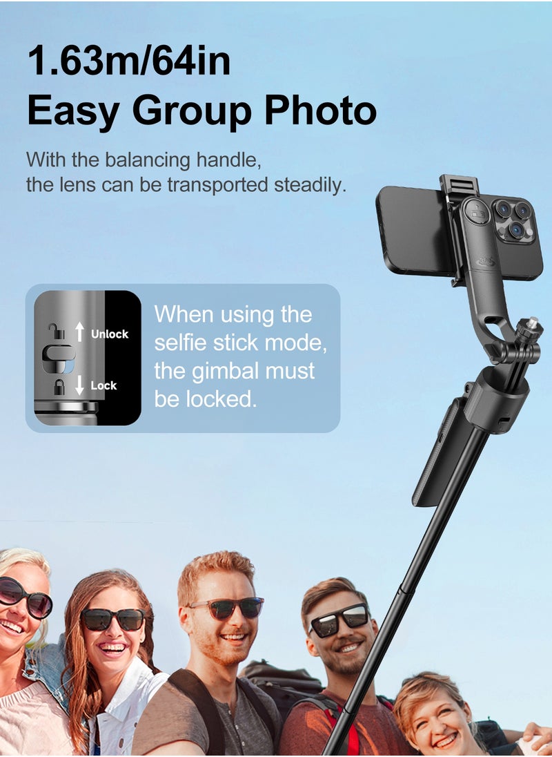 Generic - Advanced professional telescopic photography tripod, AI cloud eye, 1.63m, 360° rotation, With 9 levels of fill light and remote control, Stronger aluminum alloy telescopic pole, horizontal, vertical and aerial photography - Image 1
