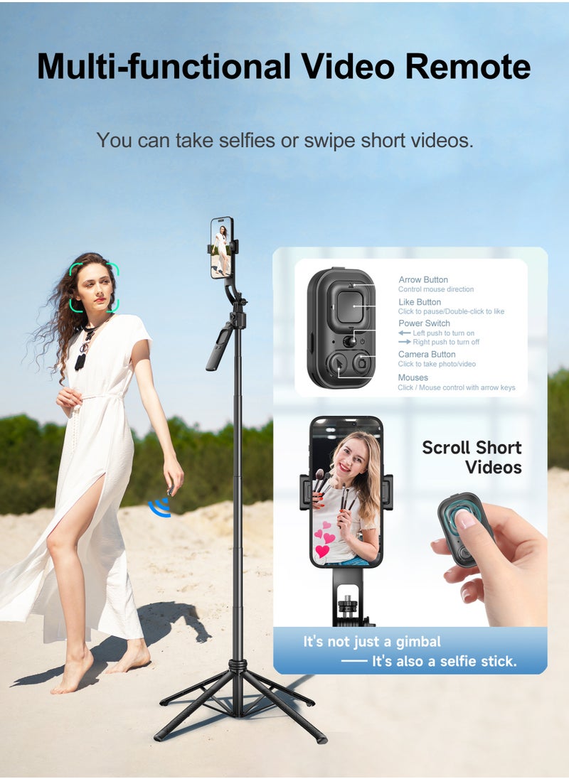 Generic - Advanced professional telescopic photography tripod, AI cloud eye, 1.63m, 360° rotation, With 9 levels of fill light and remote control, Stronger aluminum alloy telescopic pole, horizontal, vertical and aerial photography - Image 1