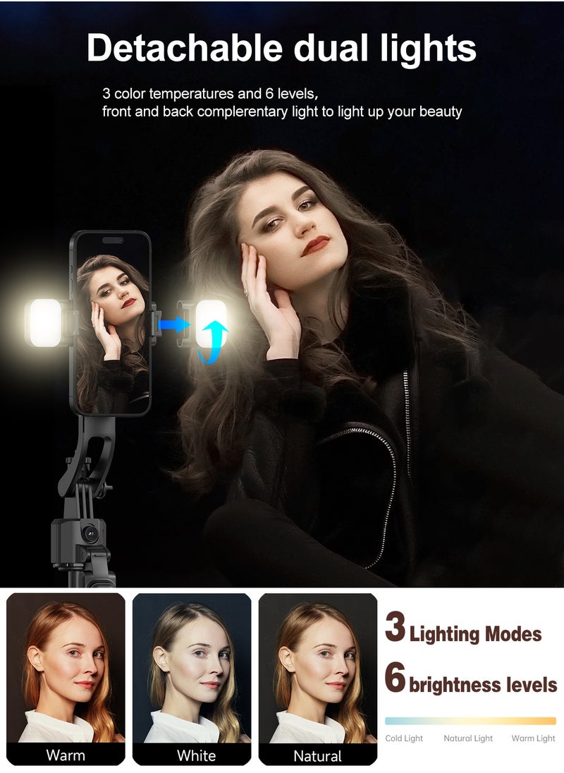 Generic - Advanced professional telescopic photography tripod, AI cloud eye, 1.63m, 360° rotation, With 9 levels of fill light and remote control, Stronger aluminum alloy telescopic pole, horizontal, vertical and aerial photography - Image 1