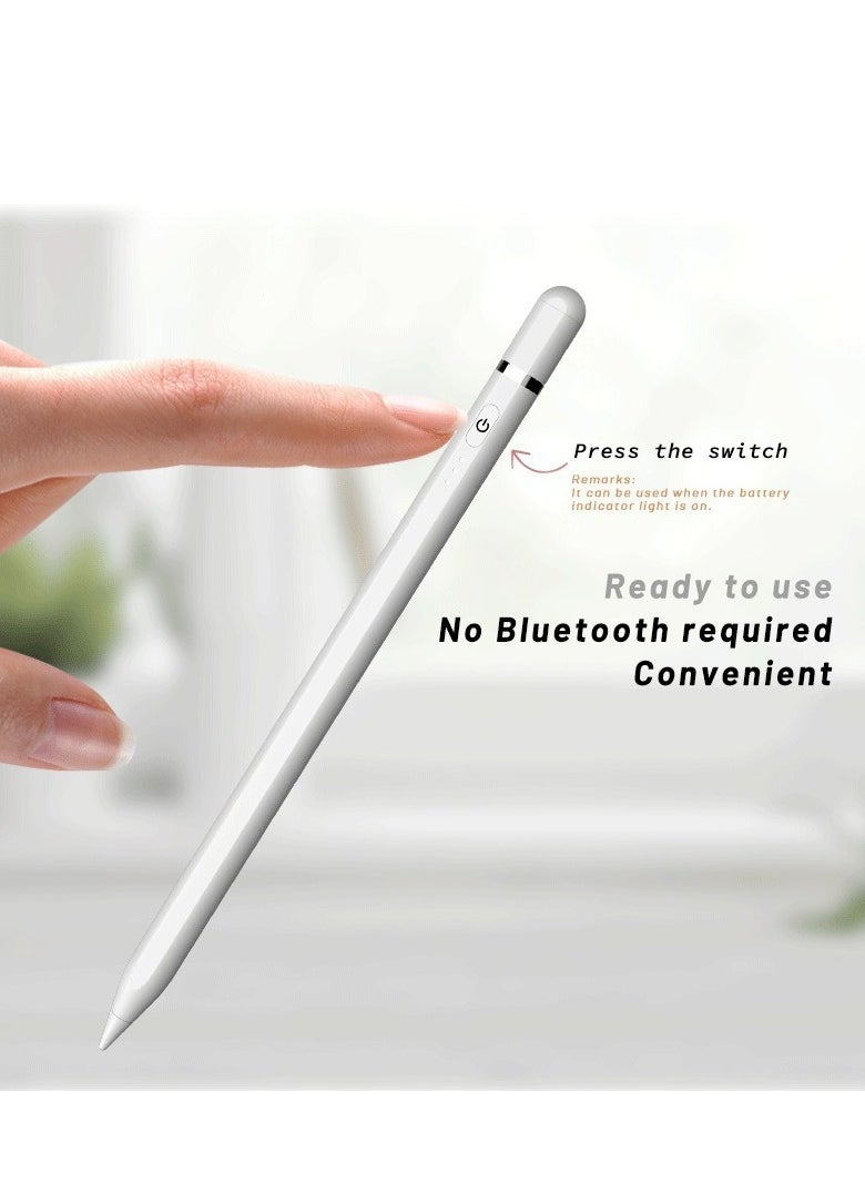 for iPad 2018-2025,(2X Faster Charge), Tilt Sensitivity Stylus Pen, for iPad G6/7/8/9/10/11, iPad Pro 11 & 12.9 inch, iPad Air G5/4/M2/M3, iPad Mini G6/5  - Image 4