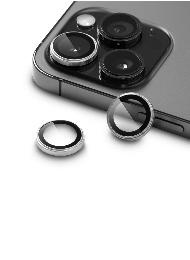 darc iPhone 15 Pro 3-in-1 Frame + Camera Protection + MagSafe Grip Silver  - Image 2