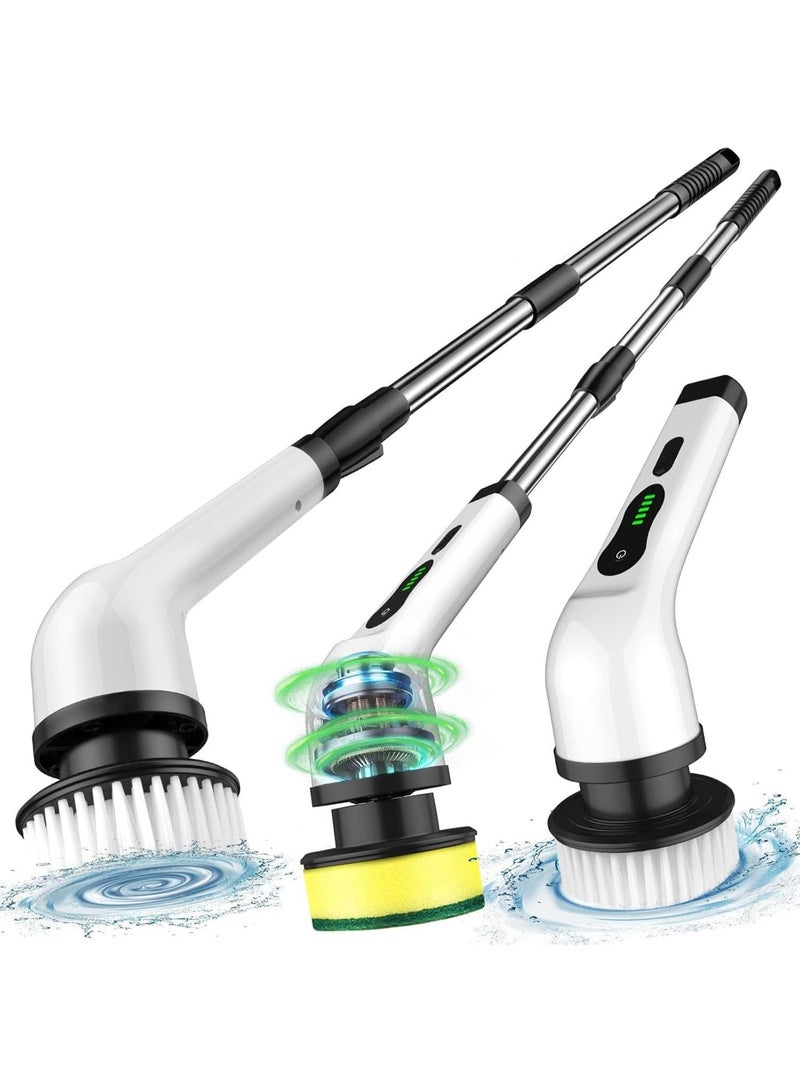 BEYTOR Electric Spin Scrubber with 9 Brush Heads – Cordless Power Cleaning Brush, Adjustable Extension Handle, IPX7 Waterproof, 2-Speed Bathroom & Floor Cleaning Tool - Image 1