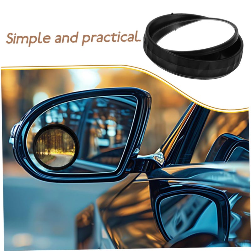 1 Pair Car Blind Spot Mirrors HD Wide Angle Auxiliary Safety Rearview Mirror - Image 3