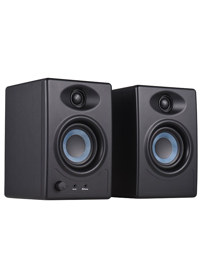 50W Studio Monitor Speakers Desktop Wireless BT Monitoring Speaker Active Near-field Monitor Speaker Stereo Balanced Input