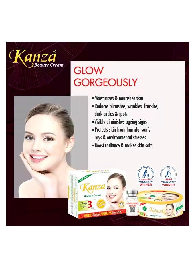 كنزه قطعتين من كريم الجمال في 3 أيام فقط مع سيروم تبييض الوجه - Image 4