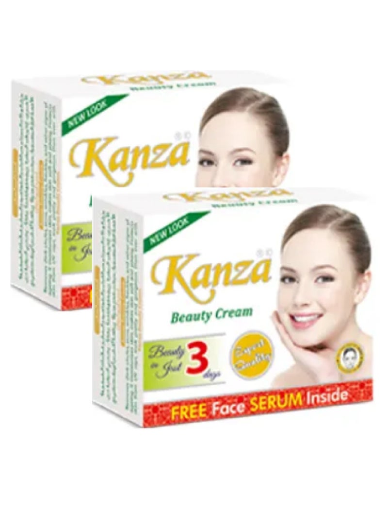 كنزه قطعتين من كريم الجمال في 3 أيام فقط مع سيروم تبييض الوجه - Image 1