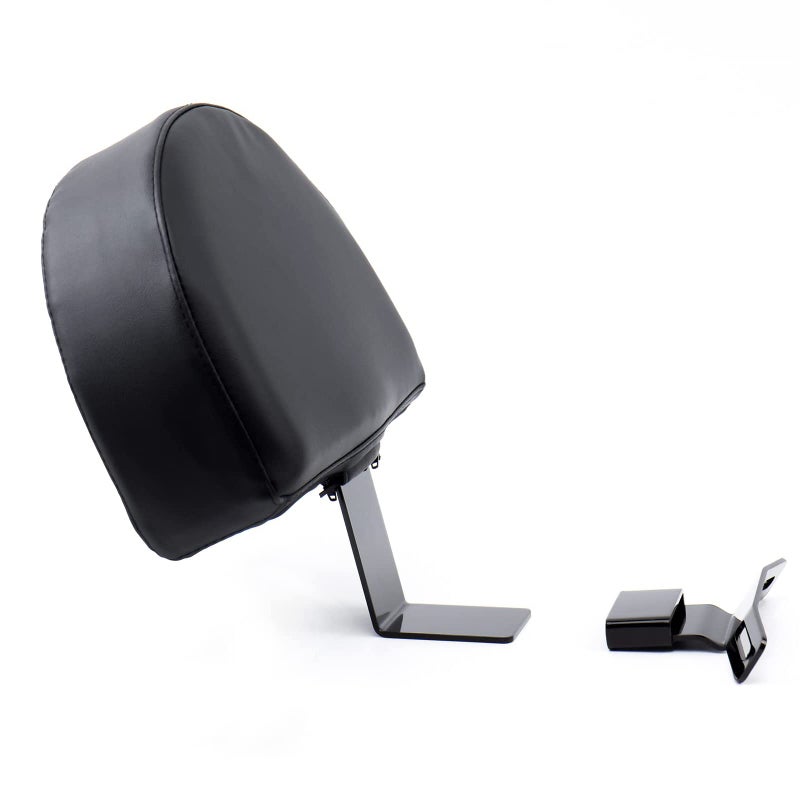 MoKitDora Driver Backrest Rider Back Rest PU Pad for Harley Softail Heritage FLSTC Fat Boy FLSTF 20072017