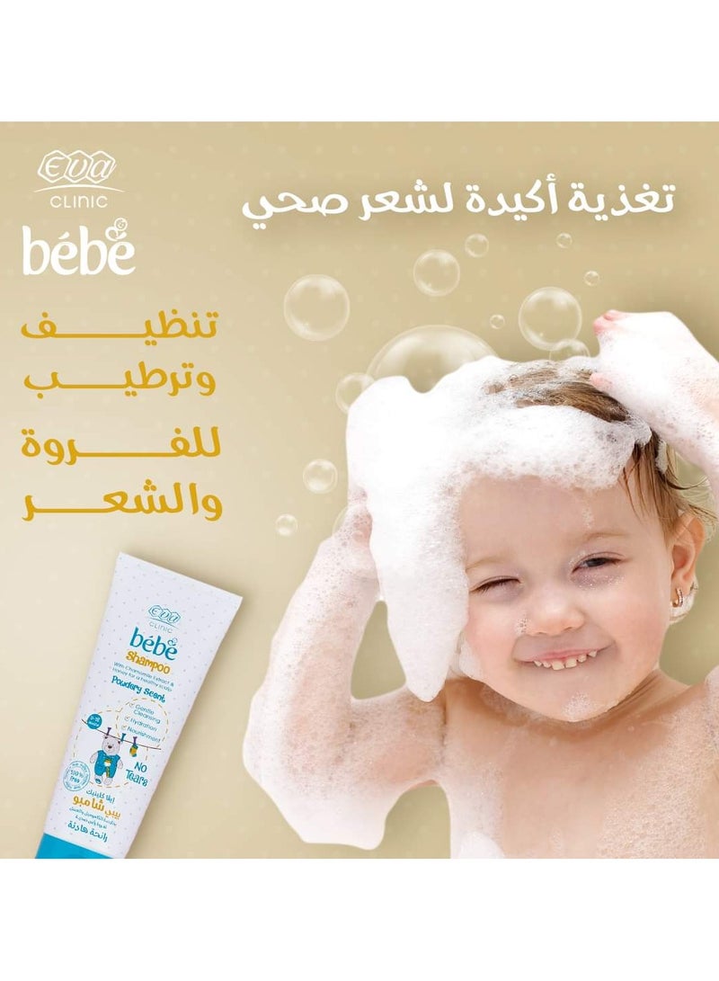Eva Eva Clinic Bebe Shampoo With Chamomile Extract &Honey For A Healthy Scalp 200 ml - Image 3