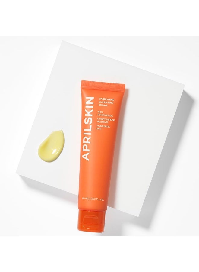APRILSKIN April Skin Carrotene Clarifying Moisturizing Cream BHA Niacinamide for Acne Prone Skin 60ml - Image 4