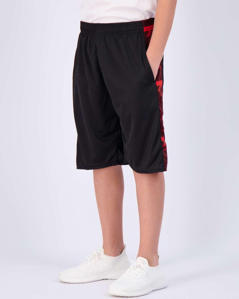 REALESSENTIALS Real Essentials 5 Pack: Boys' Mesh Basketball Athletic Shorts with Pockets â€“ Teen Kids Youth Quick Dry Soccer Running Gym XL(18-20) - Image 4