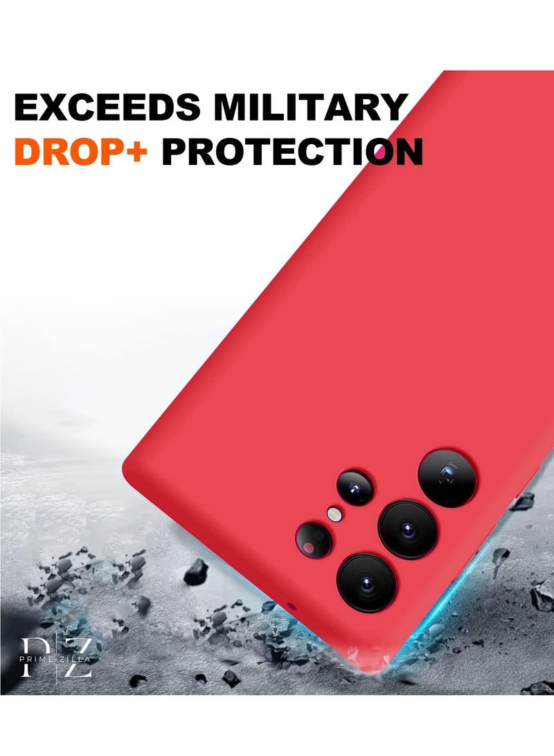 BORTONY Samsung Galaxy S22 Ultra Case Liquid Soft Galaxy S22 Ultra Cover Anti Scratch with Inside Microfiber Lining Protective Phone Case for Galaxy S22 Ultra 6.8 inch - Image 5