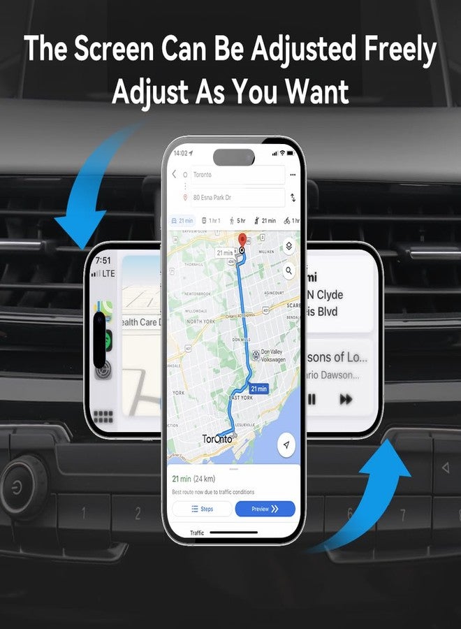 Zchan Car Phone Holder Fit for BMW X1 2016-2022,X2 2018-2023,Air Vent Phone Holder【Hands-Free】 Fit for Magsafe Magnetic Stand for iPhone 15 14 13 12 Pro Max Plus Mini, MagSafe Case, All Phones - Image 5