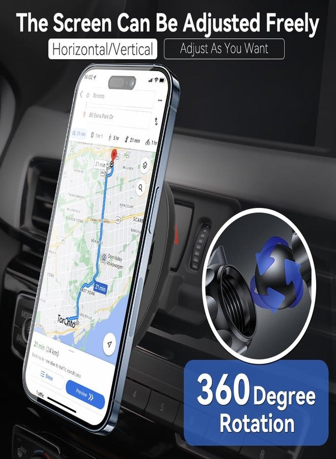 Zchan Car Phone Holder Fit for BMW X1 2016-2022,X2 2018-2023,Air Vent Phone Holder【Hands-Free】 Fit for Magsafe Magnetic Stand for iPhone 15 14 13 12 Pro Max Plus Mini, MagSafe Case, All Phones - Image 3