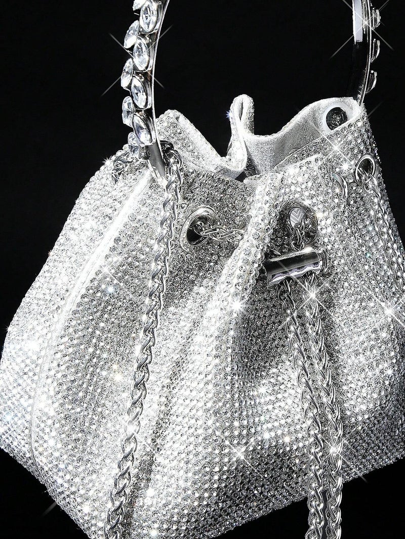 Evening Bag Advanced Dress Bag Evening Bag Banquet Bag Diamond Women'S Bag Diamond Bag Rhinestone Handbag - Image 4