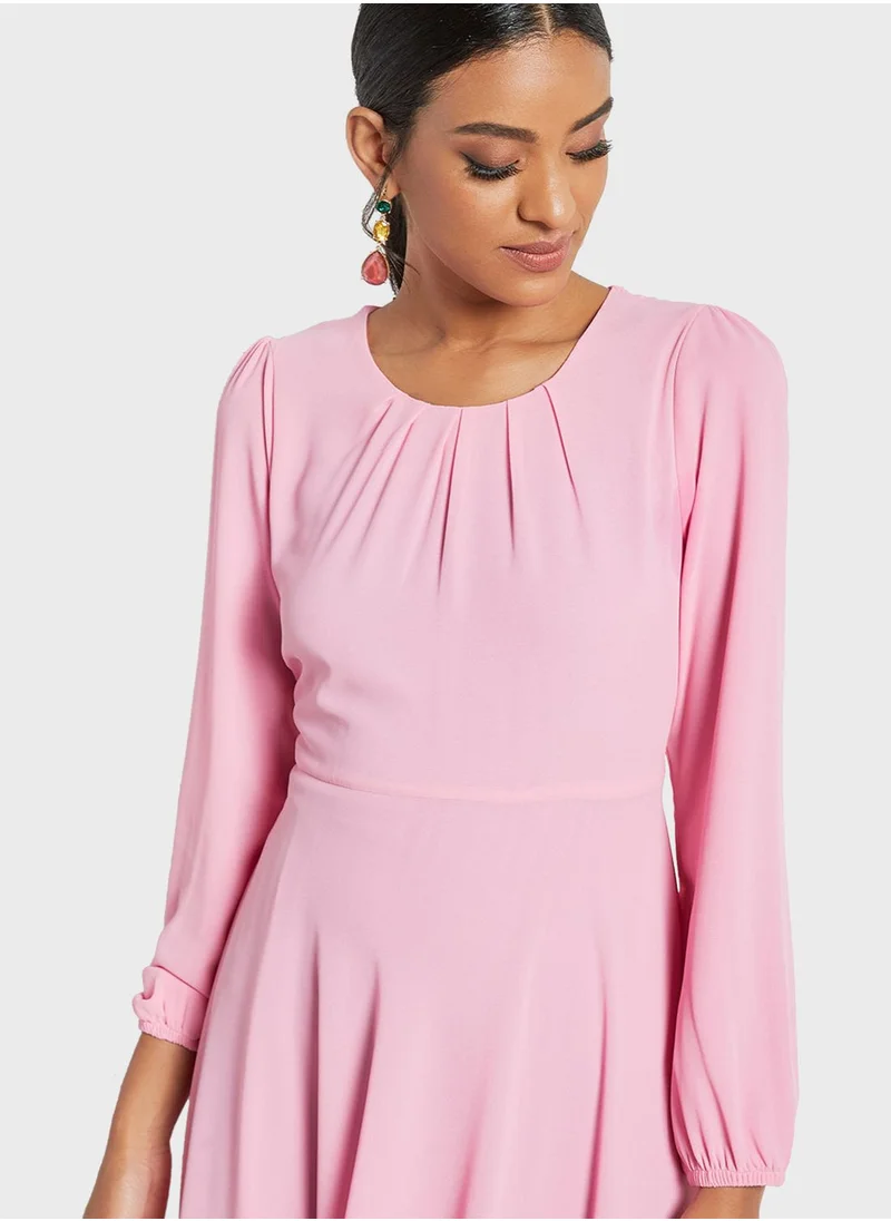 SIVVI for HANIYA Belted Knitted Abaya Dress