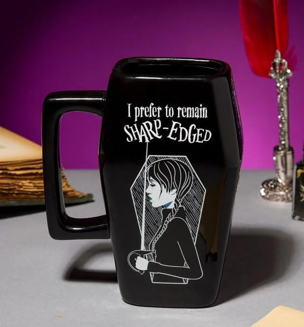 Pyramid Wednesday Sculpted Mug - Coffin (500mL)