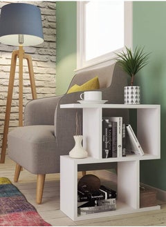 مودرن هوم طاولة جانبية و قهوة - 60 × 60 × 20 سم - ابيض  - Image 1