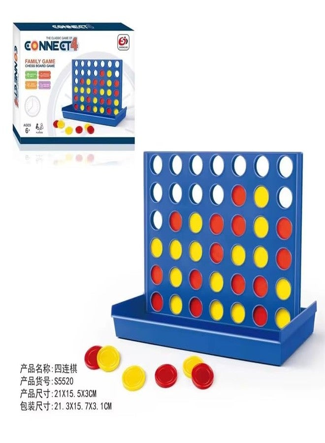 Dorytoys Dorytoy Large 3D Connect 4 Game for Kids & Family Classic Four-in-a-Row Board with 42 Colorful Discs Educational Strategy Toy for Boys & Girls, Fun Indoor Outdoor for Home & Travel - Image 3