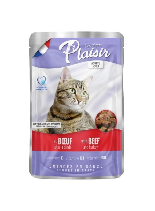 Cat Chunks Beef and Turkey - 100g