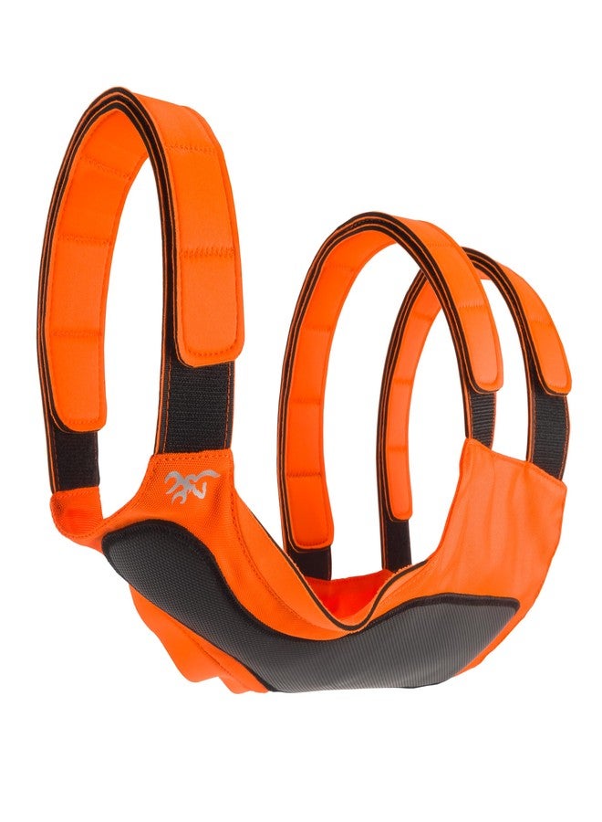 Browning Pet Vests, Hi Vis Safety Vests for Dogs, Safety Orange, Medium, Chest Protection Vest - Image 1