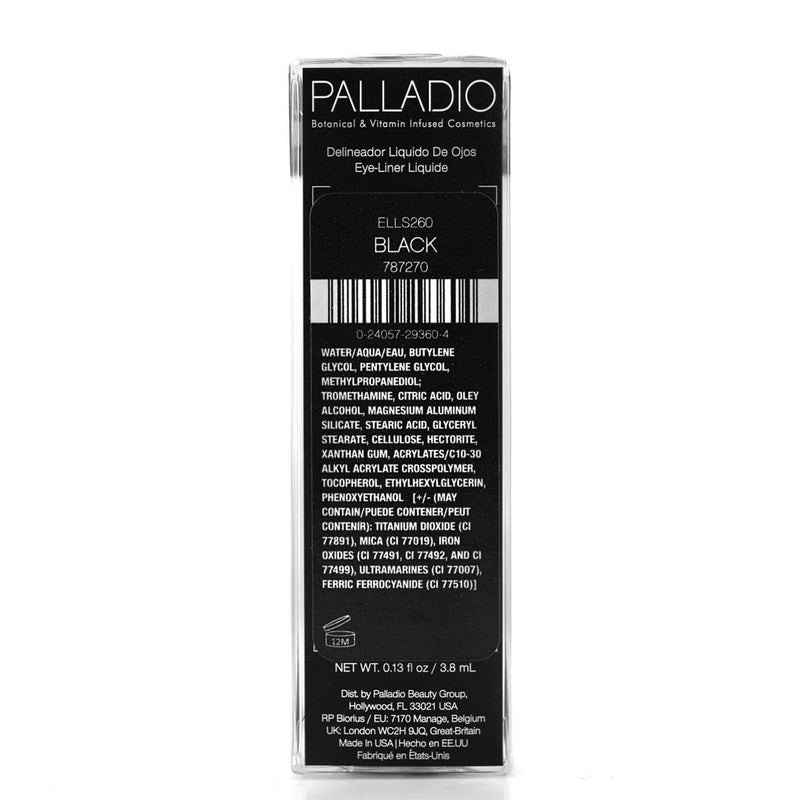 Palladio Liquid Eyeliner, Black, Highly Pigmented, For Intense Eye Definition, Smear-proof Liquid Eyeliner, Includes Easy Grip Wand and Felt Tip Applicator - Image 5