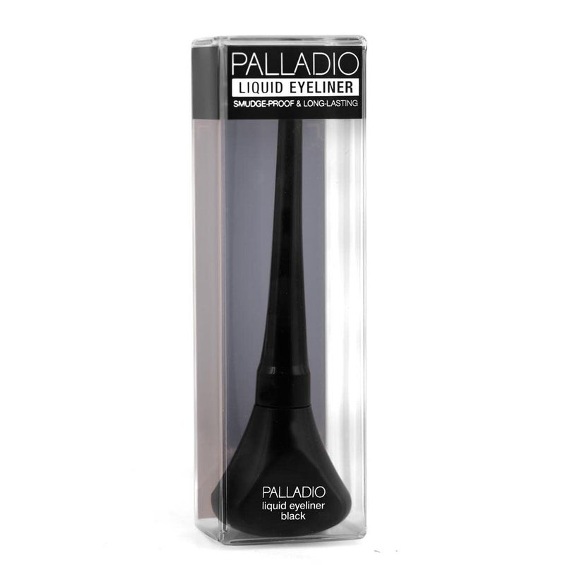 Palladio Liquid Eyeliner, Black, Highly Pigmented, For Intense Eye Definition, Smear-proof Liquid Eyeliner, Includes Easy Grip Wand and Felt Tip Applicator - Image 4