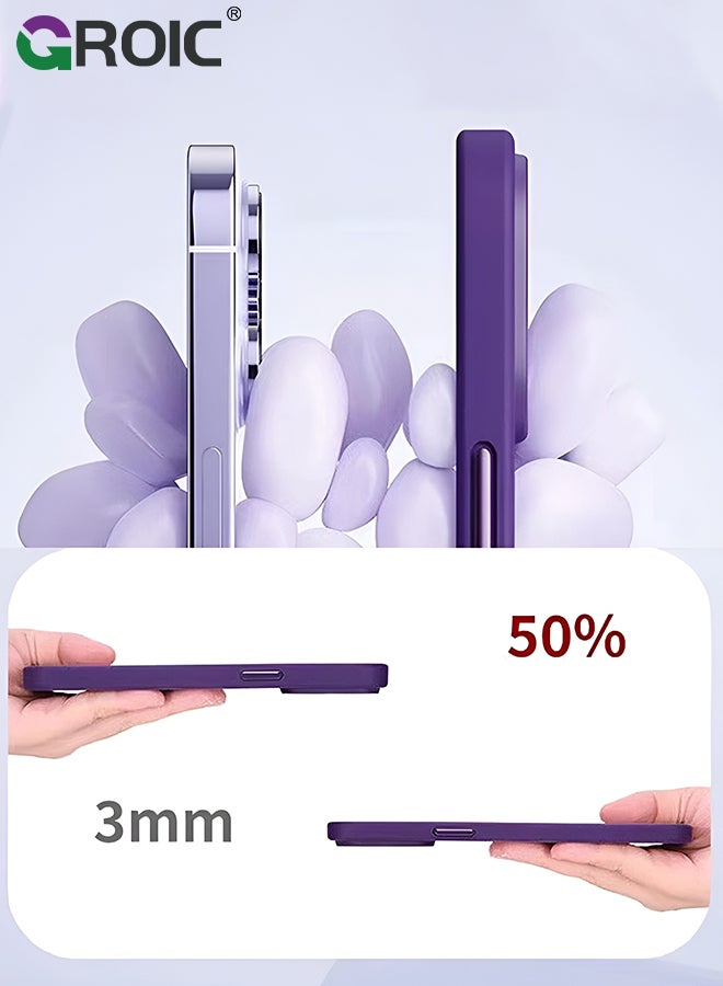 GROIC Case Compatible with iPhone 15 Pro Max 6.7 Inches Glitter Case with HD Glass Screen Protector, Phone Case Electroplated with Rhinestone Eternal Flower Protective Cover Slim Glitter Clear Case - Image 5