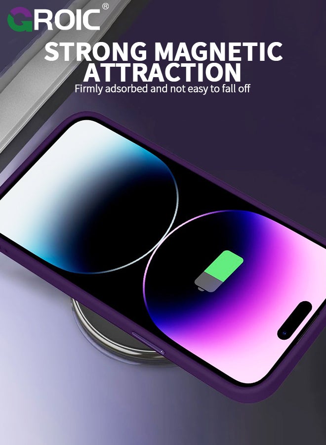 GROIC Case Compatible with iPhone 15 Pro Max 6.7 Inches Glitter Case with HD Glass Screen Protector, Phone Case Electroplated with Rhinestone Eternal Flower Protective Cover Slim Glitter Clear Case - Image 4