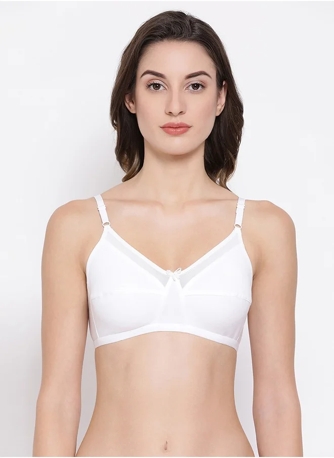 Clovia Clovia Non-Padded Non-Wired Full Coverage Bra - Cotton