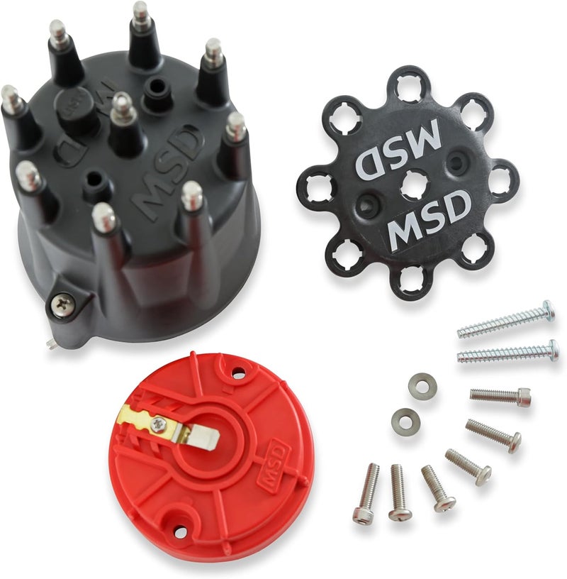 MSD 84336 HEI Distributor Cap and Rotor Kit Black - Image 5
