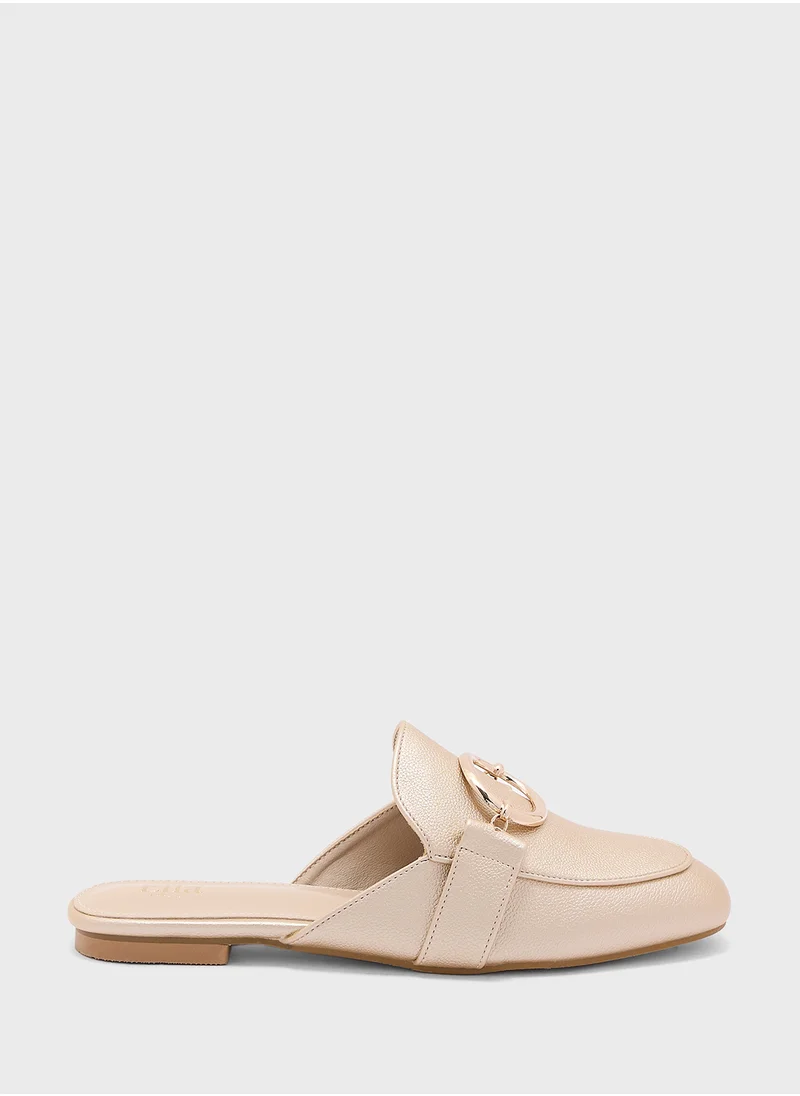 ELLA Oval Trim Detail Slip On Shoe