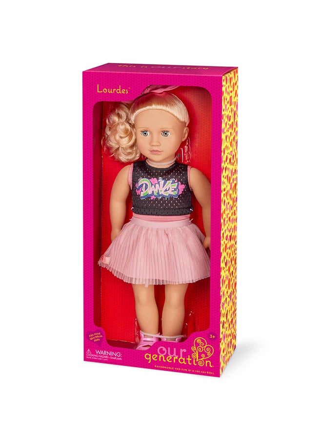 Our Generation Fashionable 18-inch Girl Doll with Hip Hop Ballerina Outfit, Gifting Toys, Age 6+ years, Character-Lourdes - Image 1