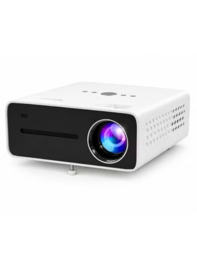 Smartbarry HT22 Portable Projector with Native 1080P Full HD Display, 8K Video Support, 500 ANSI Lumens, Dual Band 2.4G & 5G WiFi, HDMI, USB, VGA, Large Screen Home Theater Projector for Movies, Gaming & Presentations - Image 1