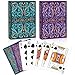 Wkchxd Playing Cards 2 Pack Deck of Cards Standard Playing Cards for Adult Premium Poker Card Set Deck of Playing Card for BlackjackEuchreCanastaFamily Game NightParty Games Blue Purple - Image 2