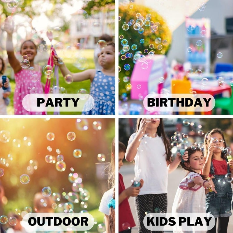 Mumfactory ® Bubble For Kids Toy | Birthday Party Decoration | Kids Birthday Party Favor Set | Pack of 48 Mini Wands - Image 4