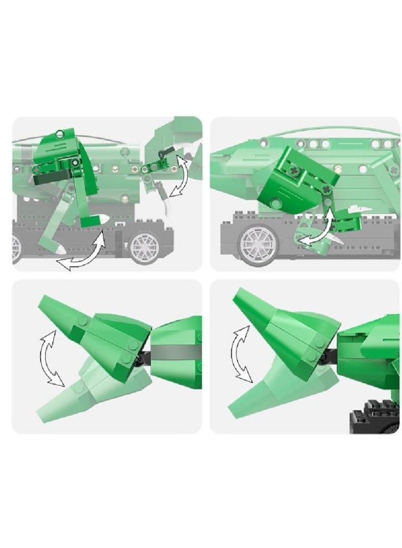 CADA   THE   DINOSAUR   WORLD (TRICERATOPS) Building Blocks, C59002W - Image 2