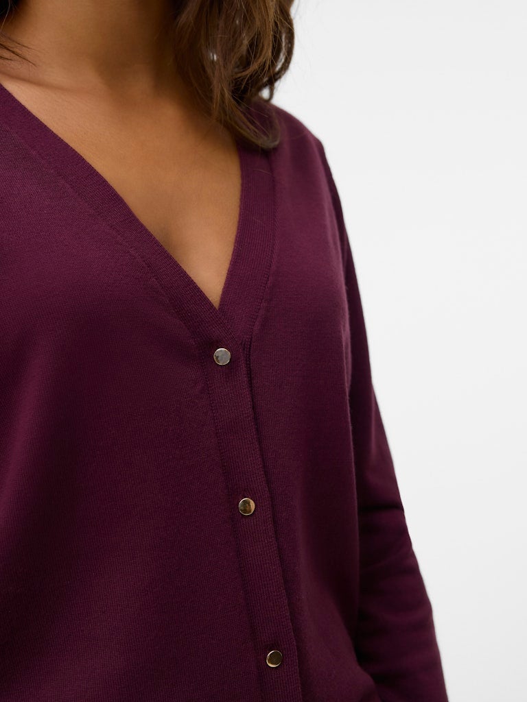 VERO MODA VMSILJE LS V-NECK CARDIGAN GA NOOS - Image 4