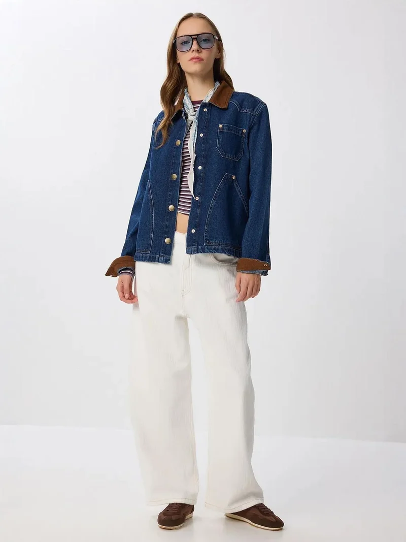 Lovely Istanbul ISTANBUL Denim Jacket with Pockets