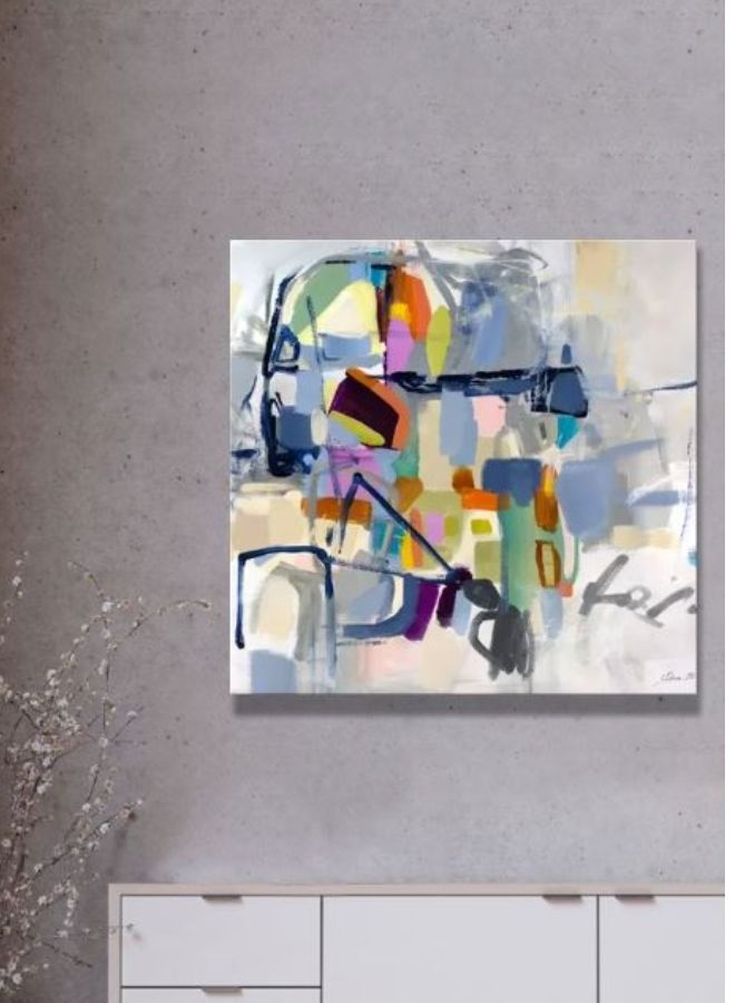 Abstract Wall Decor for Living Room Bedroom Wall Art Paintings Abstract Ink painting Wall Artworks Hang Pictures for Office Decoration - Image 3