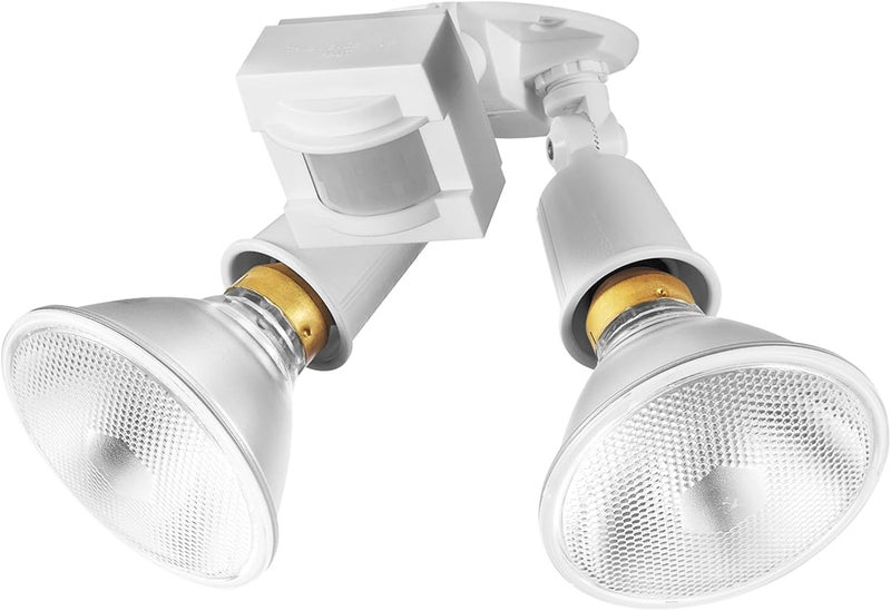Globe Electric 17000270 110-Degree 240 W Twin Head Gray Hardwired Motion Sensor Security Flood Light, Spotlight, Outdoor, Outside House Lights - Image 5