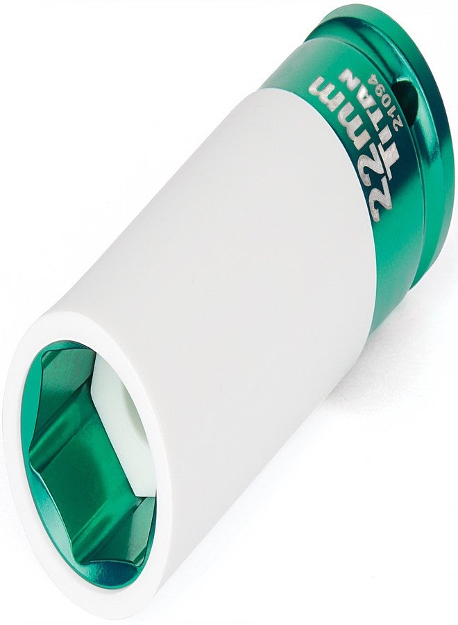 Titan 21094 1/2-Inch Drive x 22mm Non-marring Impact Deep Lug Nut Socket - Image 1