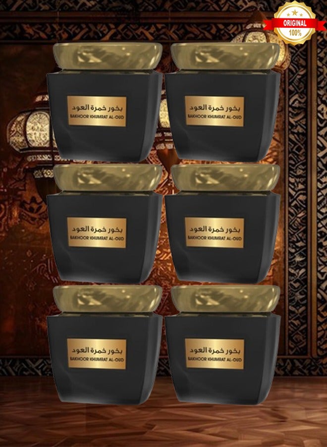 بخور 6 قطع بخور الحمرة العود 50 جرام - Image 1